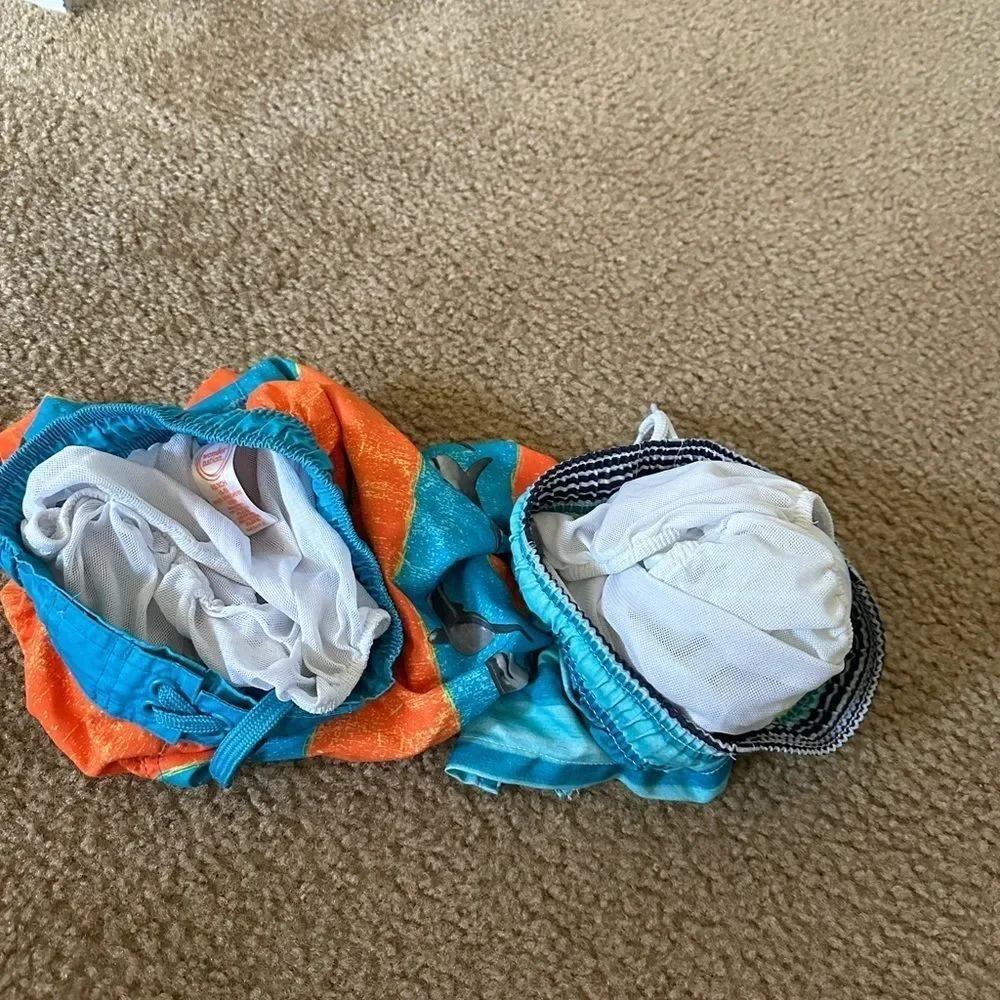 Lot of Boy Swim Shorts Size 4 (Different Brands)